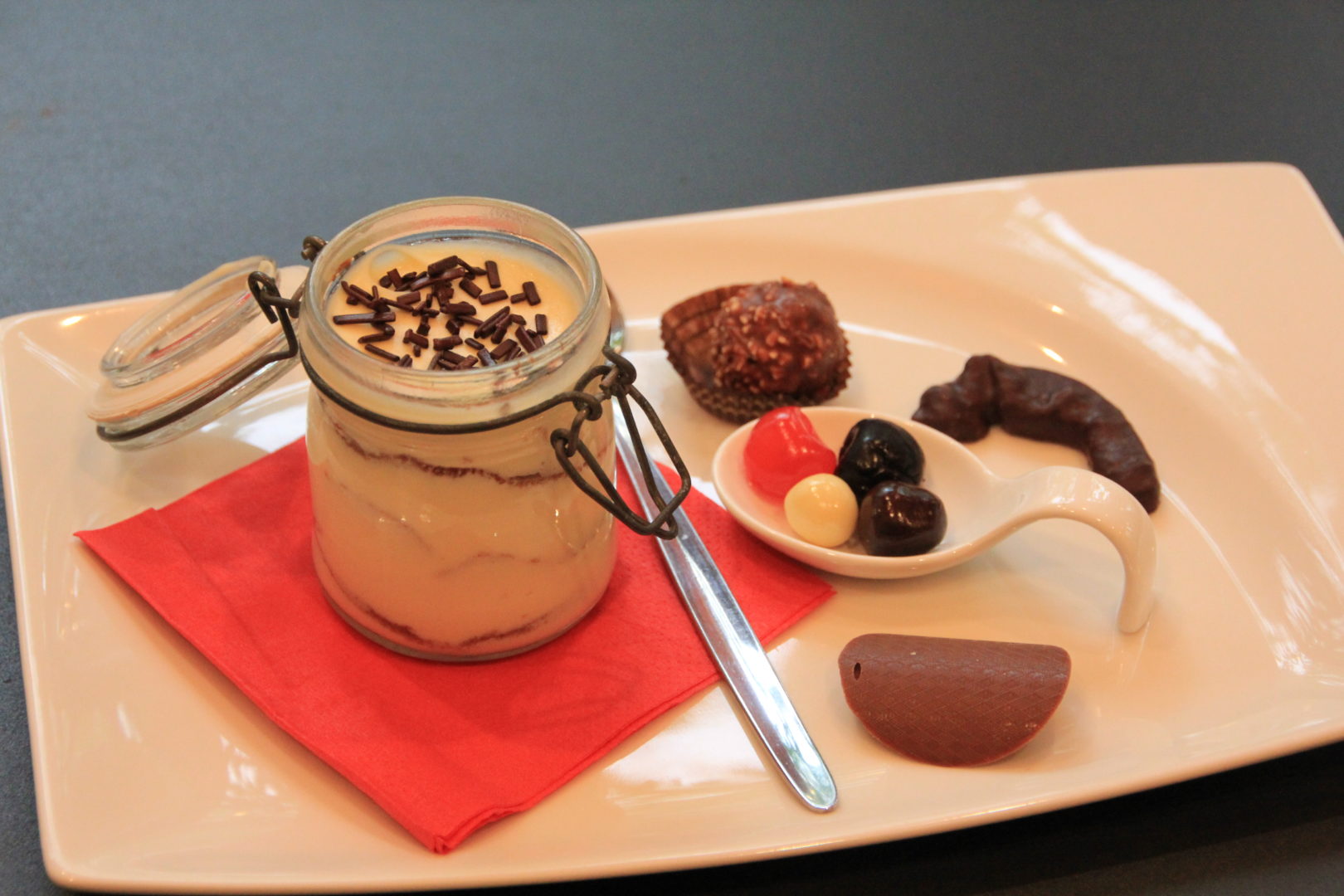 Schokotraum - geschichtet im Glas