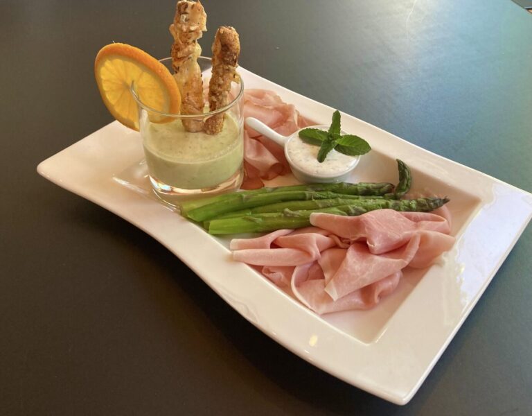 Schwein trifft Spargel
