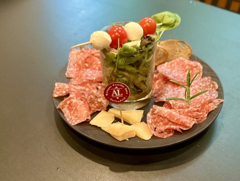 Mediterraner Salamiteller